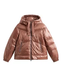 Woolrich Kurze Daunenjacke Aliquippa Brown