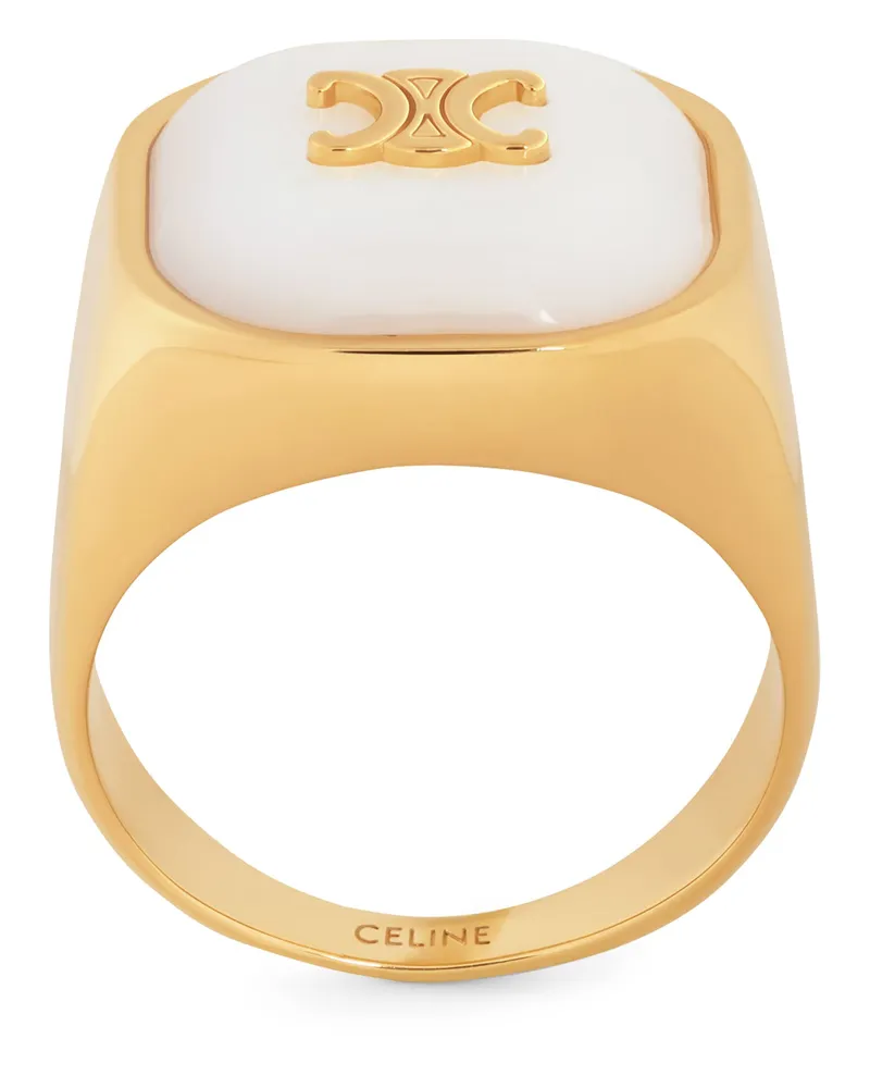 Celine Triomphe signet ringe 