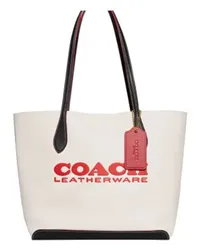 Coach Cabas-Tasche Kia im Colorblock-Design White