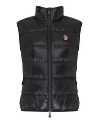 Moncler Daunenjacke mit Logo Black