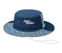 Denim Patchwork Explorer Fischerhut zum Wenden