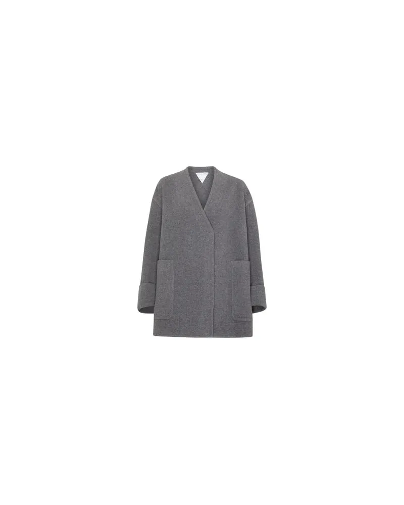 Bottega Veneta Cashmere double-breasted coat Grey