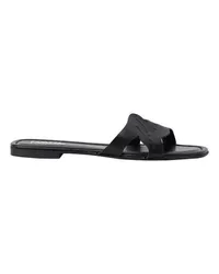 Karl Lagerfeld Brio Signature-Sandalen mit Zierausschnitten Black