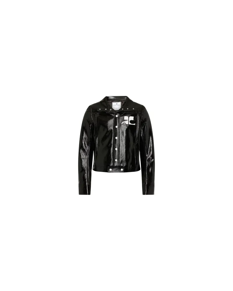 Courrèges Vinyljacke Reedition Black