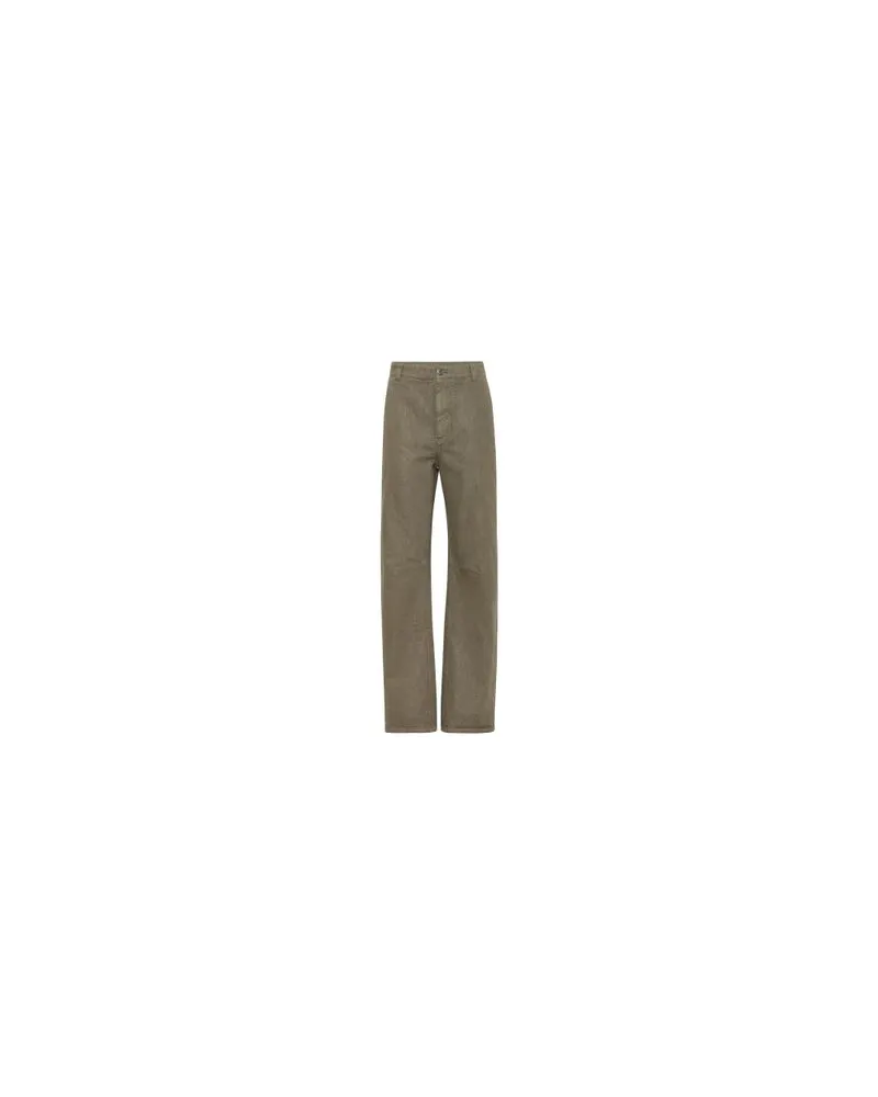 Brunello Cucinelli Soft Curved-Hose Green