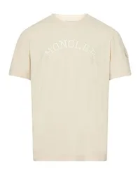 Moncler Kurzarm-T-Shirt Beige