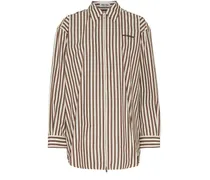 Gestreiftes Baumwollhemd