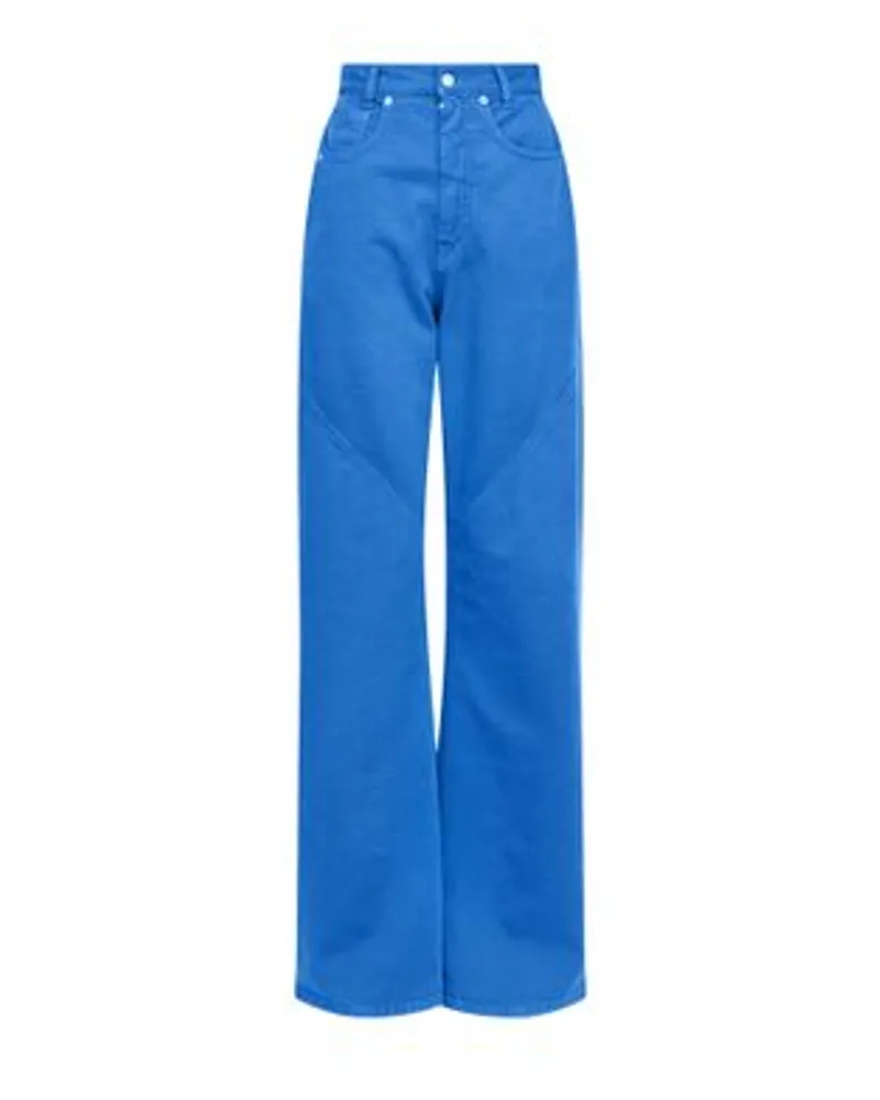 Maison Margiela 5-Pocket-Hose Blue