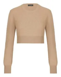 Dolce & Gabbana Kurzer Pullover Beige