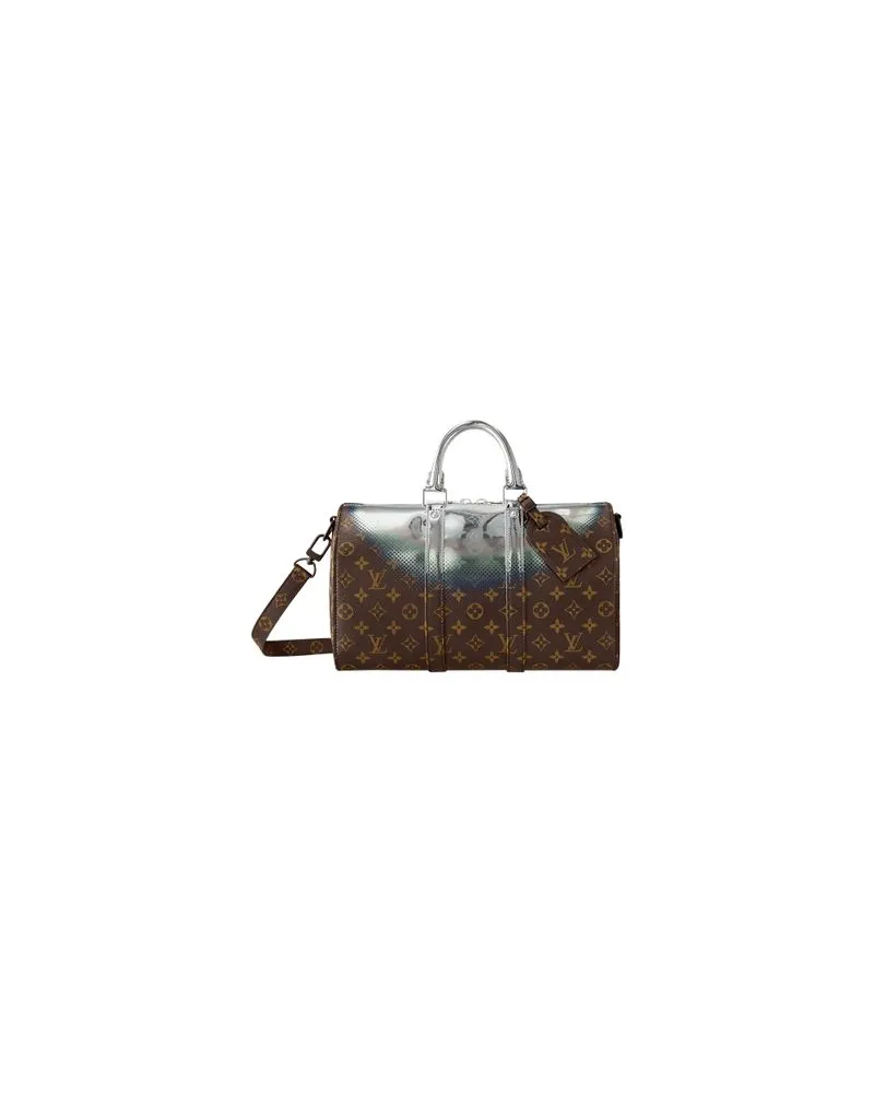 Louis Vuitton Keepall 35 mit Schulterriemen Brown