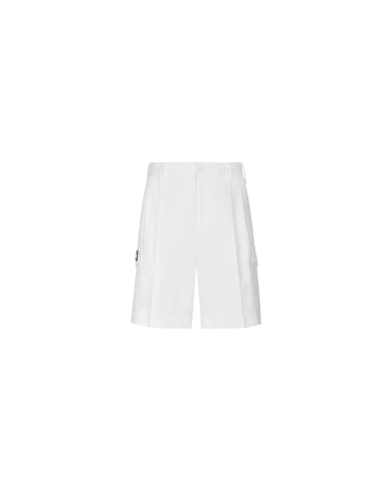 Dolce & Gabbana Bermuda-Cargoshorts White