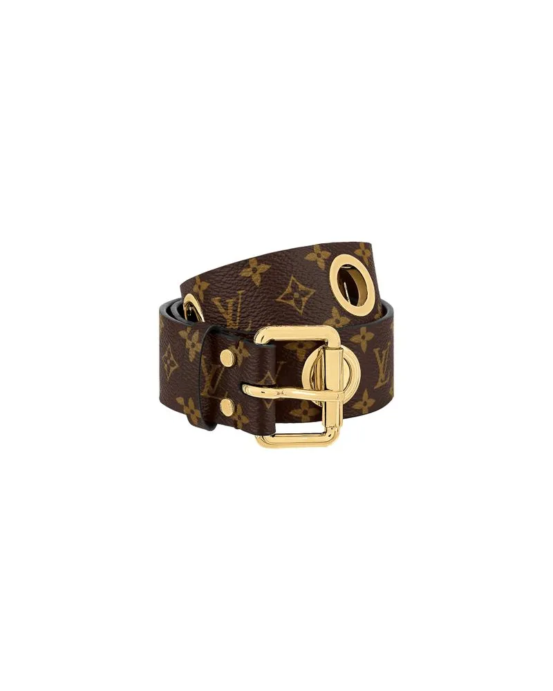 Louis Vuitton LV Eyelets Gürtel Brown