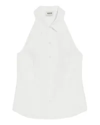 Claudie Pierlot ärmellose Hemdbluse White