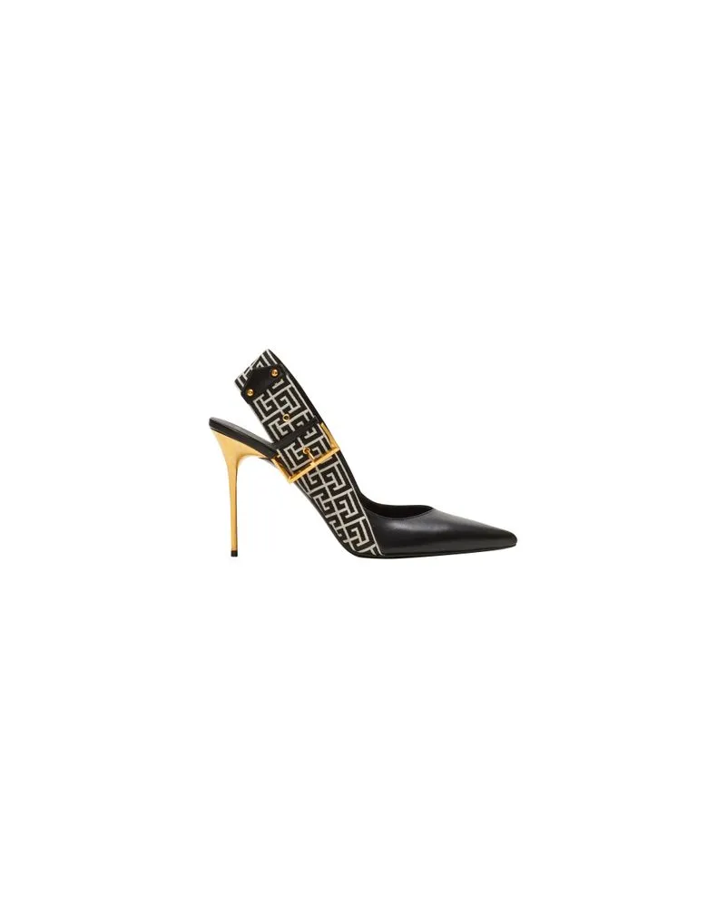 Balmain Slingbacks Ruby Black