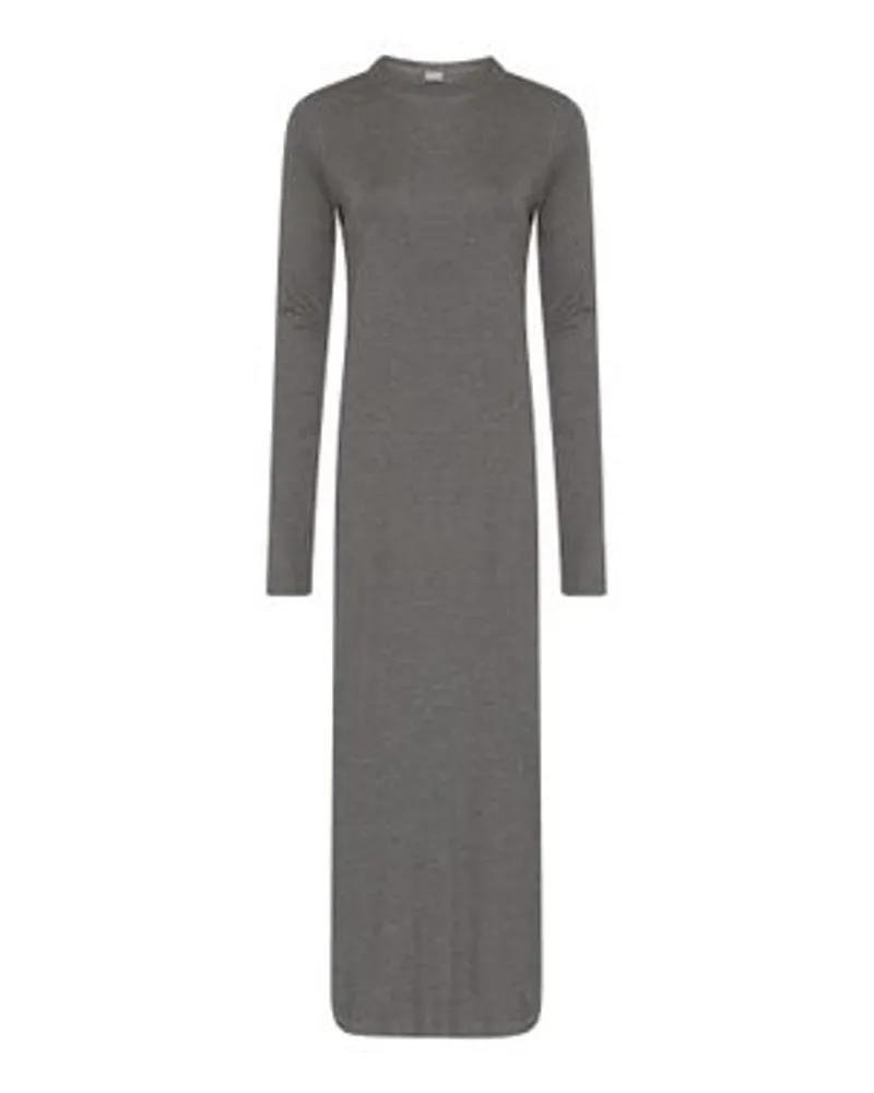 Totême Langärmeliges Maxikleid Grey