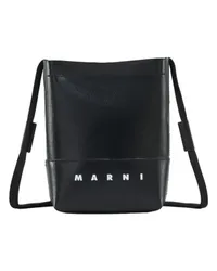 Marni Umhängetasche mit Bindeband Black