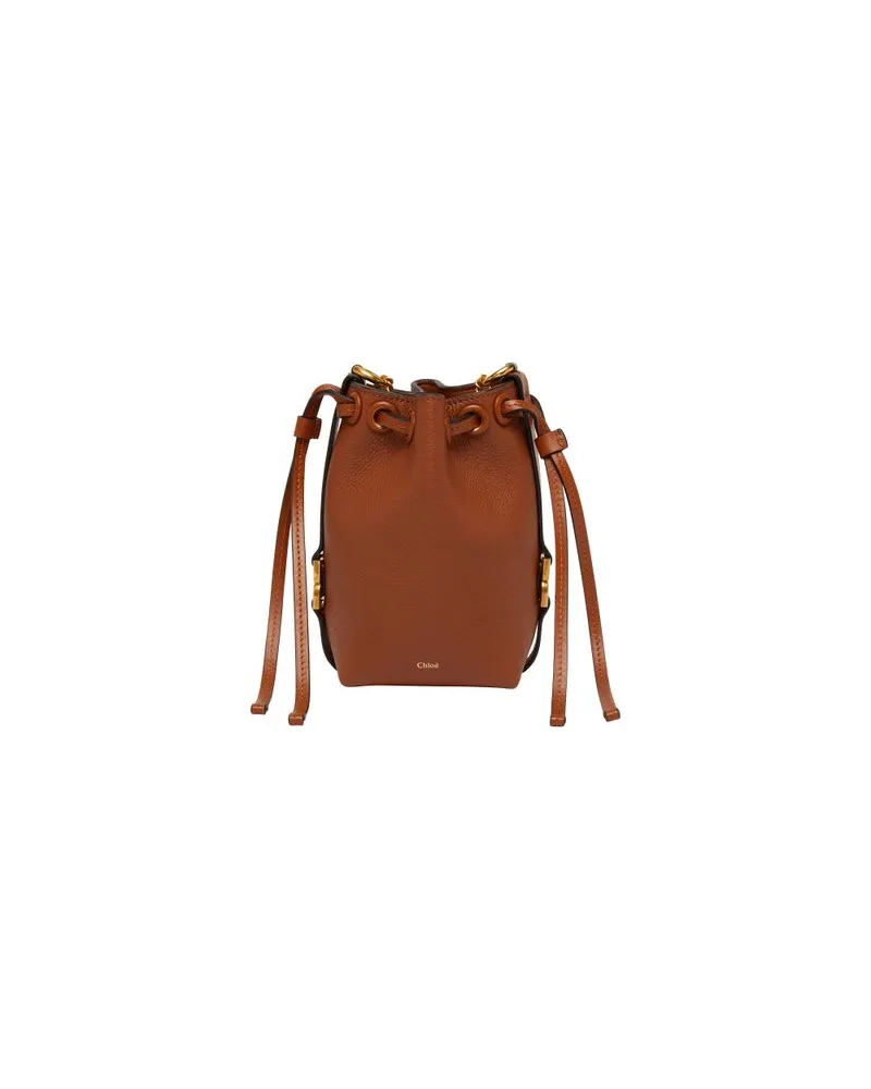 Chloé Marcie Mikro Bucket Bag Brown