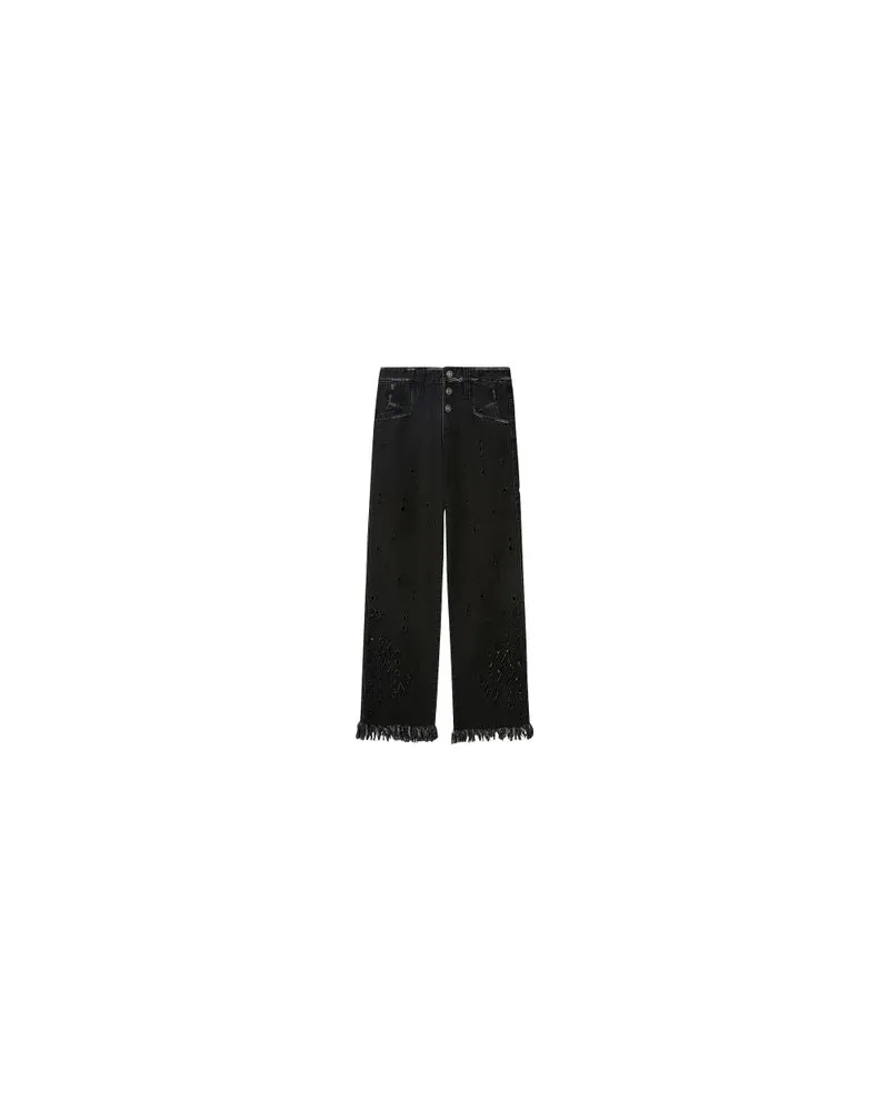 Loewe Turn-up Jacke aus Leder Black