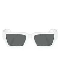 Versace VE4459 Rechteckige Sonnenbrille White