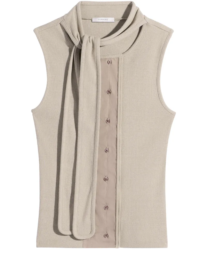 Christophe Lemaire Asymmetrisches, eng anliegendes Top 