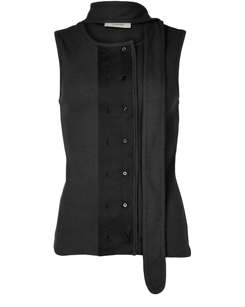 Christophe Lemaire Asymmetrisches, eng anliegendes Top 