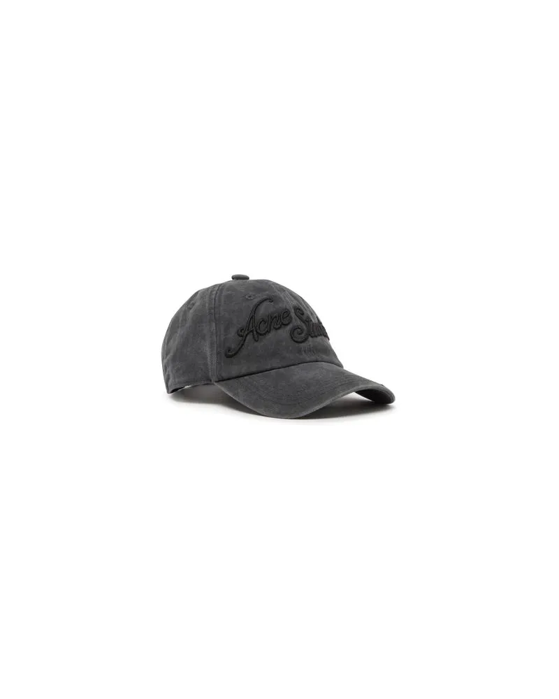 Acne Studios Logo Cap Black