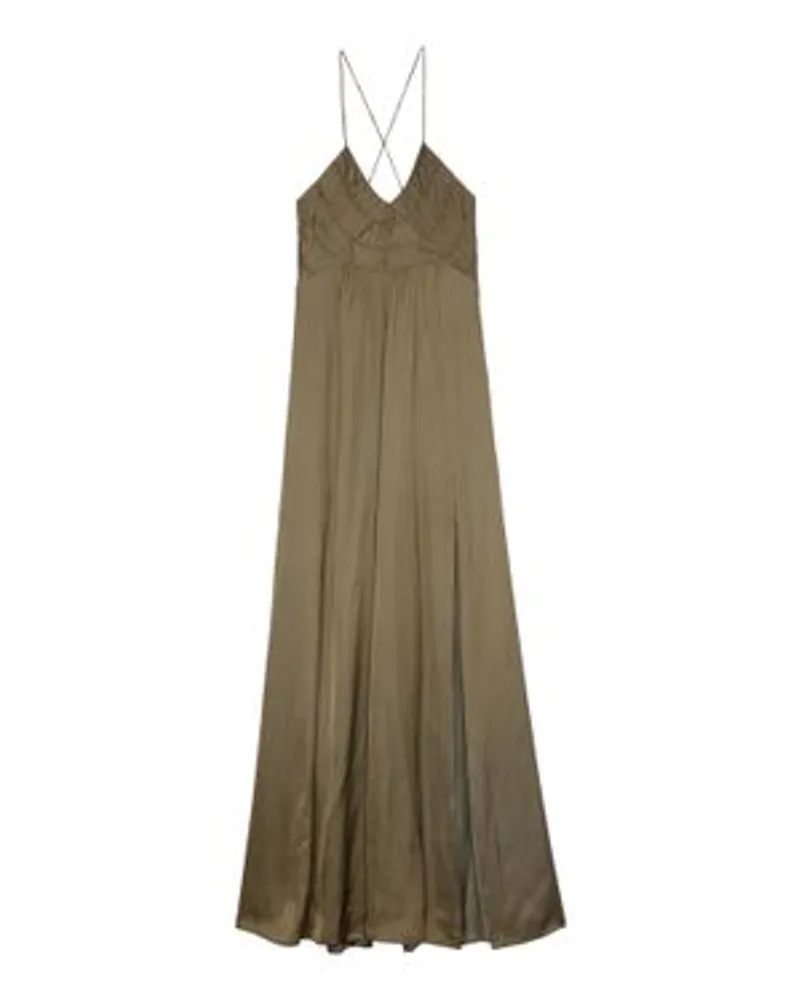 Zadig & Voltaire Kleid Rayonne Satin Green