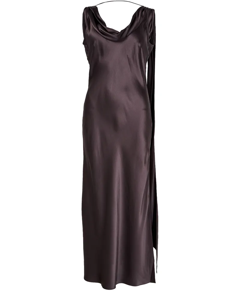 Acne Studios Satin Midikleid 