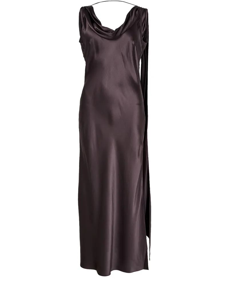 Acne Studios Satin Midikleid 