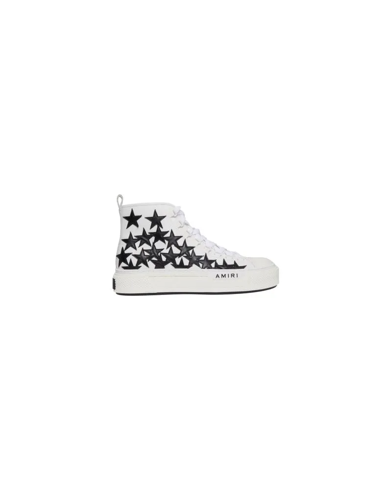 Amiri High-Top-Sneakers mit Sternen White