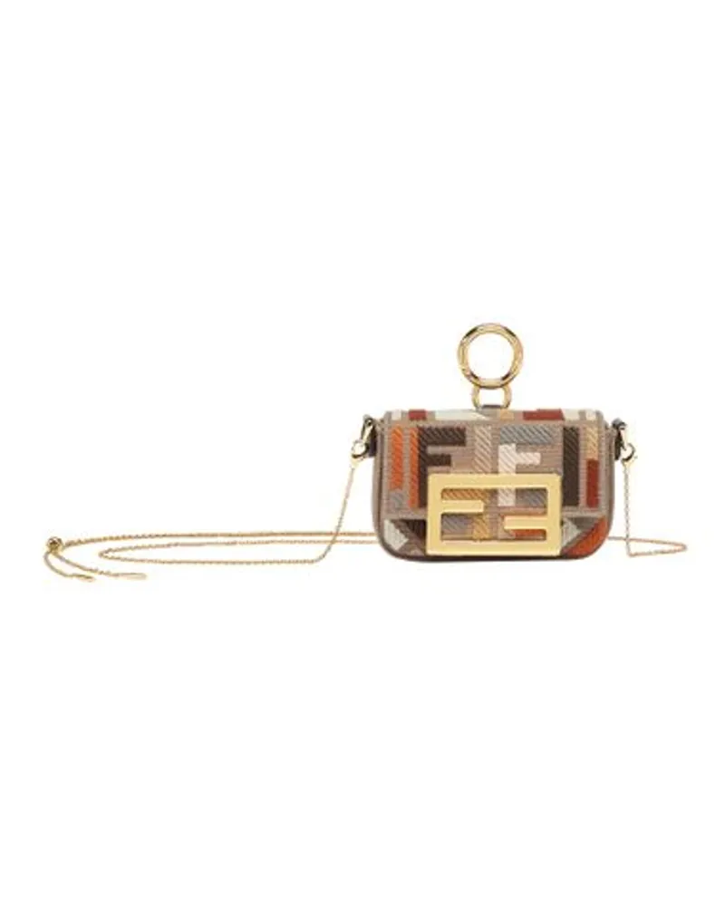 Fendi AnhäNger Nano Baguette Grey