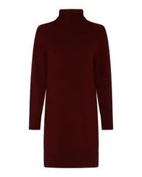 Max Mara Trudy Strickkleid in Midilänge Burgundy