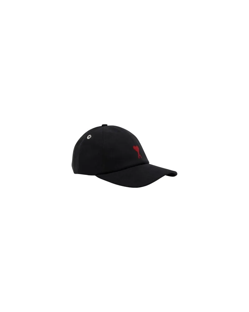 AMI Paris Basecap mit Stickerei Ami de Cœur Black