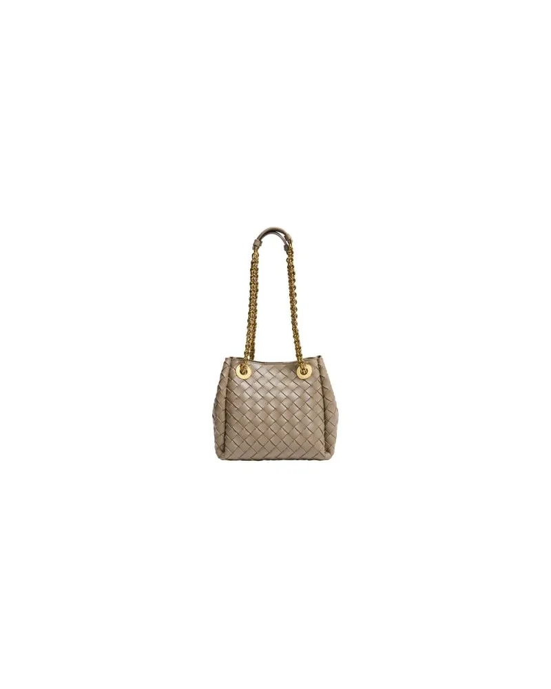 Bottega Veneta Parachute small bag with chain Grey