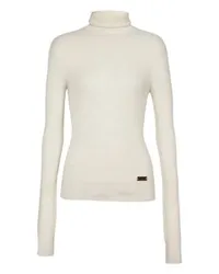 Balmain Strickpullover mit Rollkragen Beige