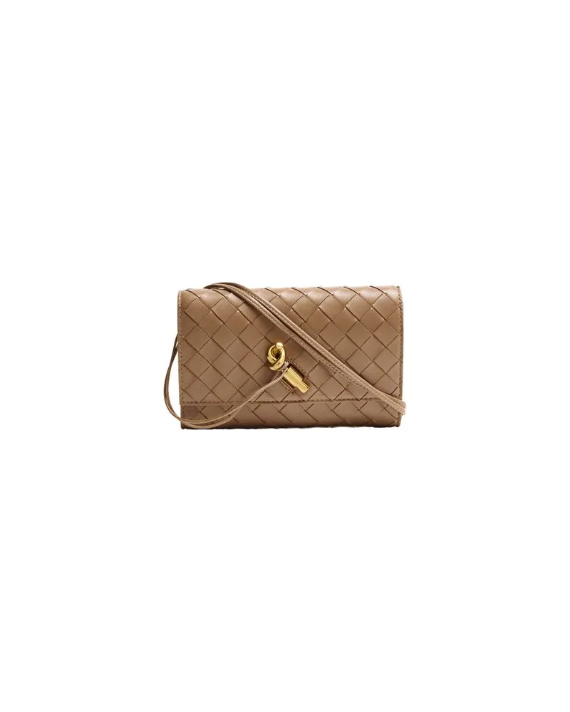 Bottega Veneta Handtasche Hop Large Brown