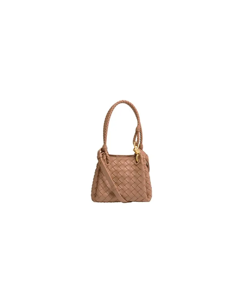 Bottega Veneta Handtasche Hop Large Brown