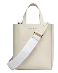 Marni Nano Tote Bag North/South White