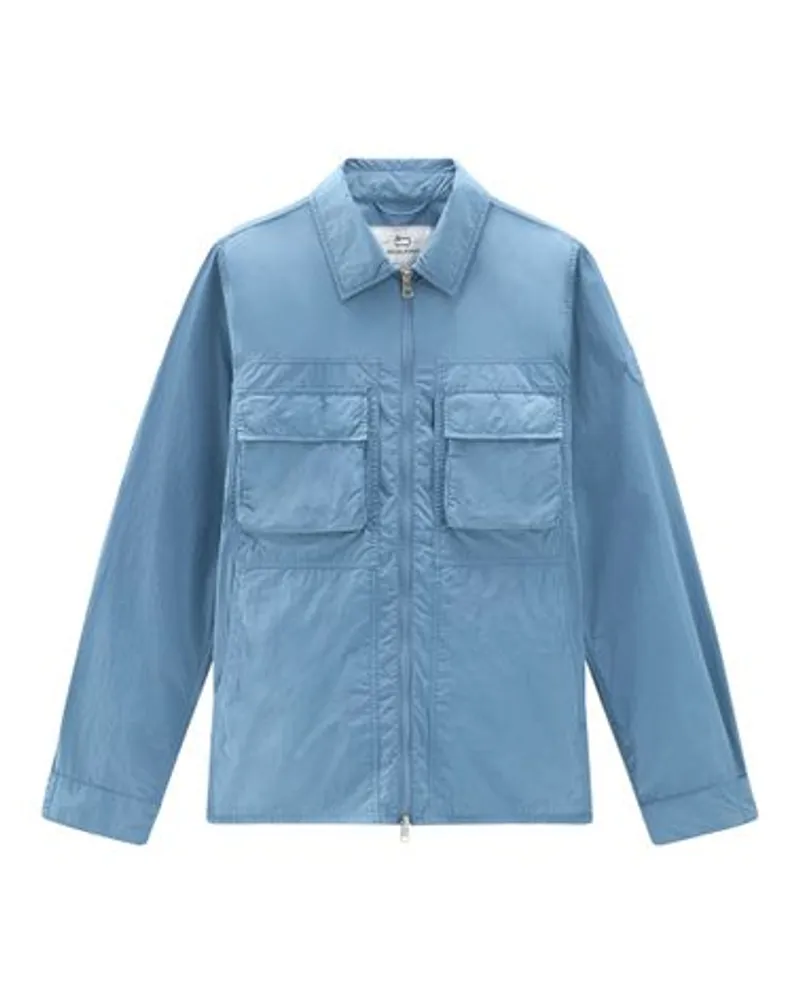 Woolrich Hemdjacke Blue