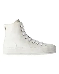 Ann Demeulemeester High Top Sneakers Raven White