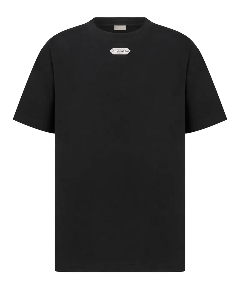 Dior T-Shirt mit Christian  Paris Label, Relaxed Fit 