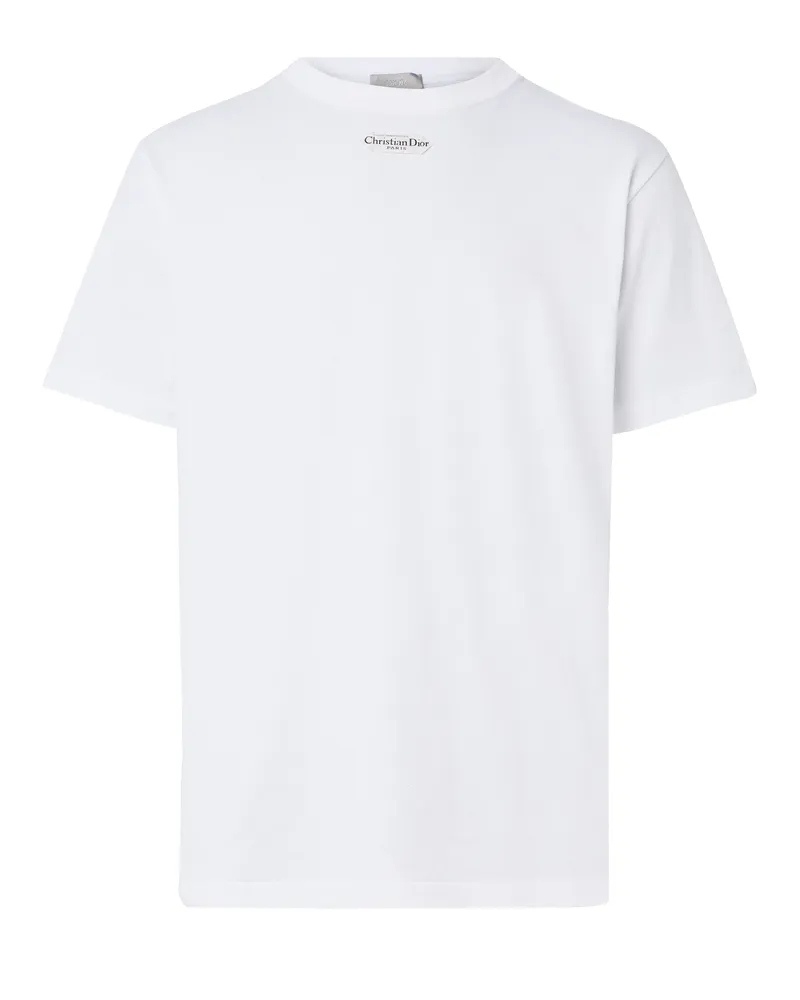 Dior T-Shirt mit Christian  Paris Label, Relaxed Fit 
