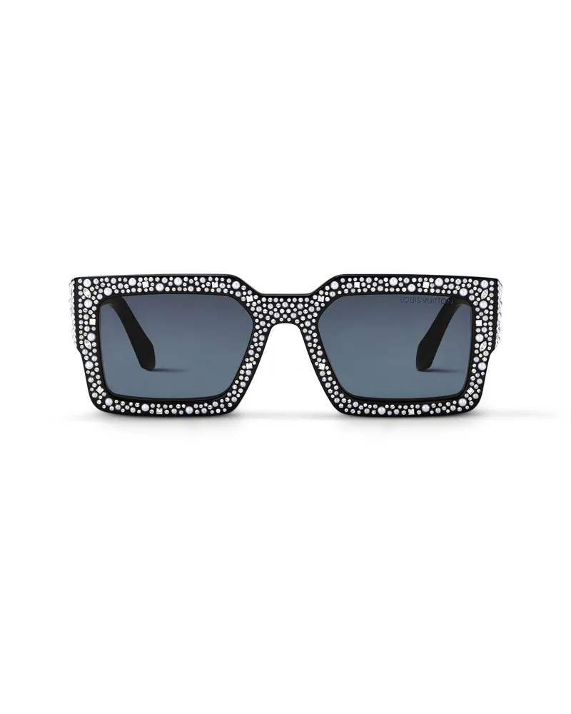 Louis Vuitton LV Clash Pearls & Strass Sonnenbrille Blue