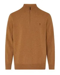 Ralph Lauren Sweatshirt mit Reißverschlusskragen Brown