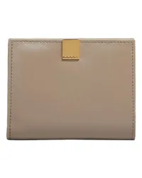 Marni Dreifache Prisma-Brieftasche Beige