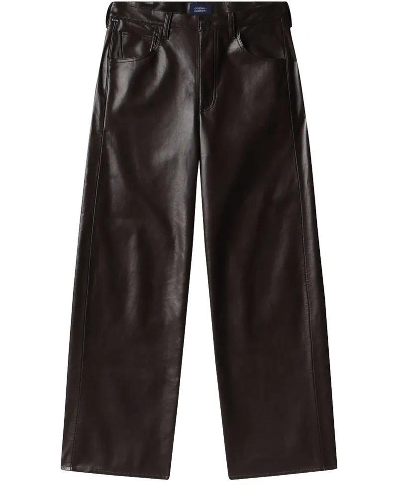 Citizens of humanity Baggy-Hose aus Leder Ayla 