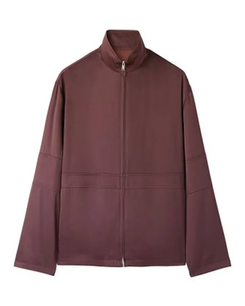 Jil Sander Jacke mit Reißverschluss Brown