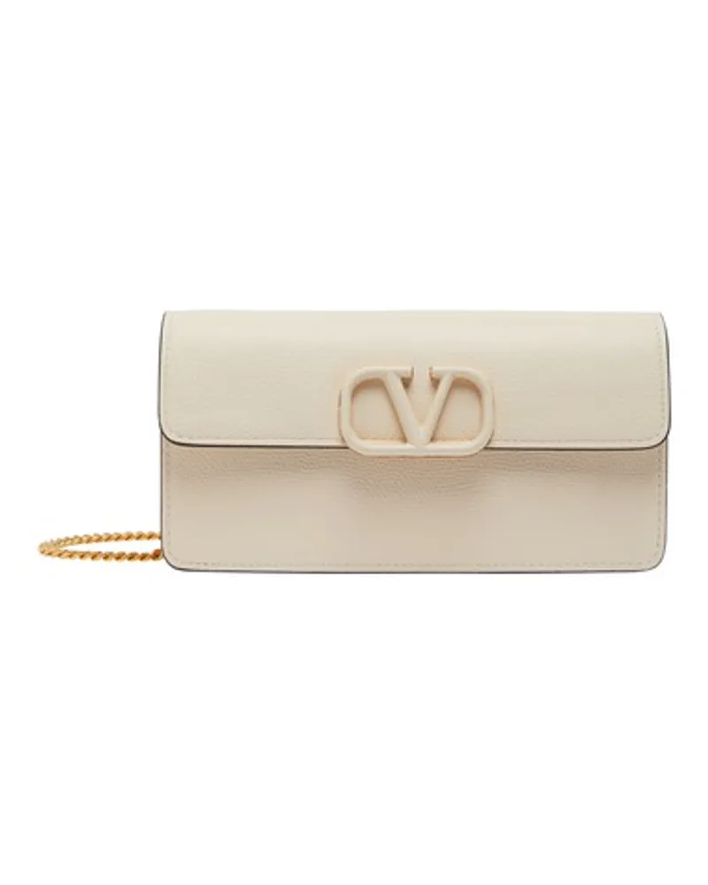 Valentino Garavani Brieftasche Vlogo Signature Off-white