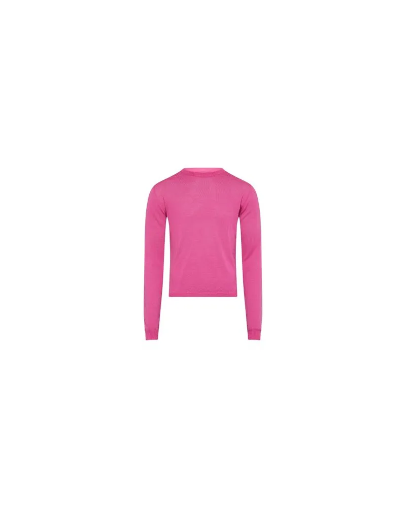 Rick Owens Kurzer Pullover Biber Pink