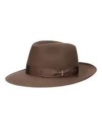 Borsalino Amedeo s.q. Filzhut mit breiter Krempe Brown